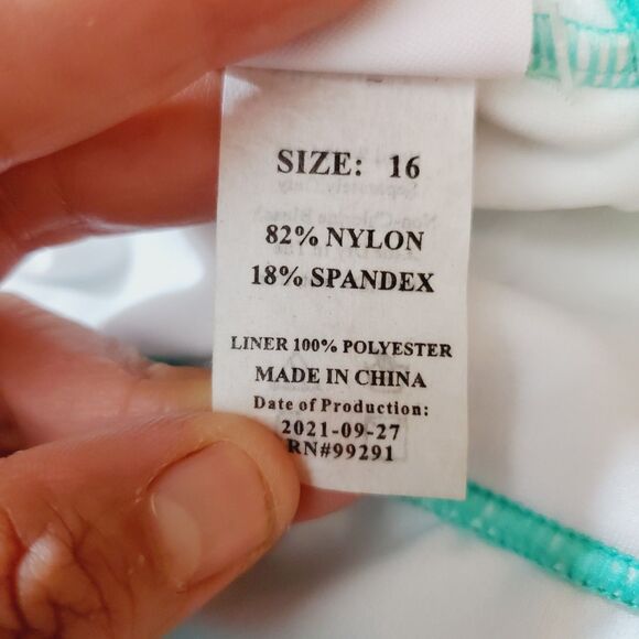 KANU SURF BEACH GIRL girls size 16 one piece swimsuit - Picture 5 of 6